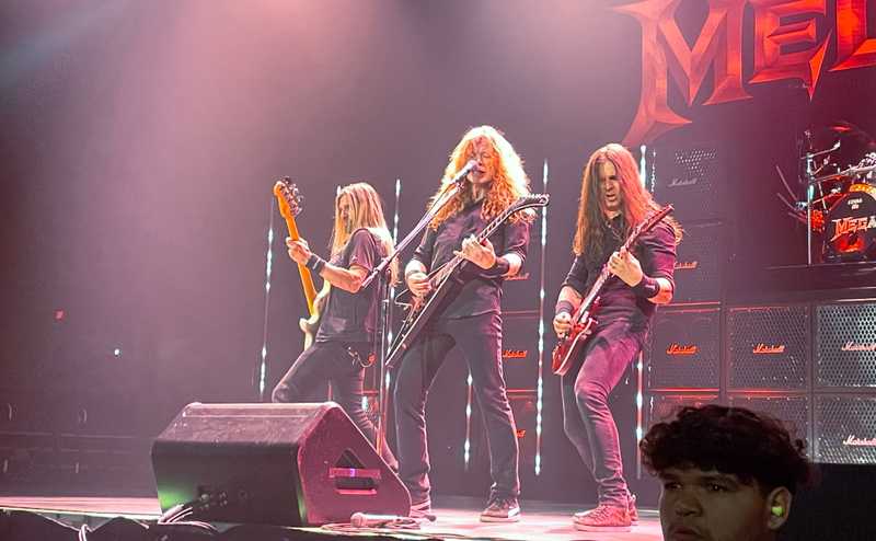 Megadeth at Grand Rapids in April 2022
